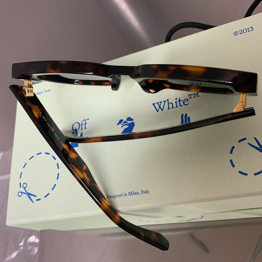 Off-White Zurich Havana Dark Green Sport Unisex sunglasses - Picture 12 of 15